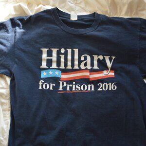 Hillary for Prison 2016 Funny Political Men's T-Shirt
